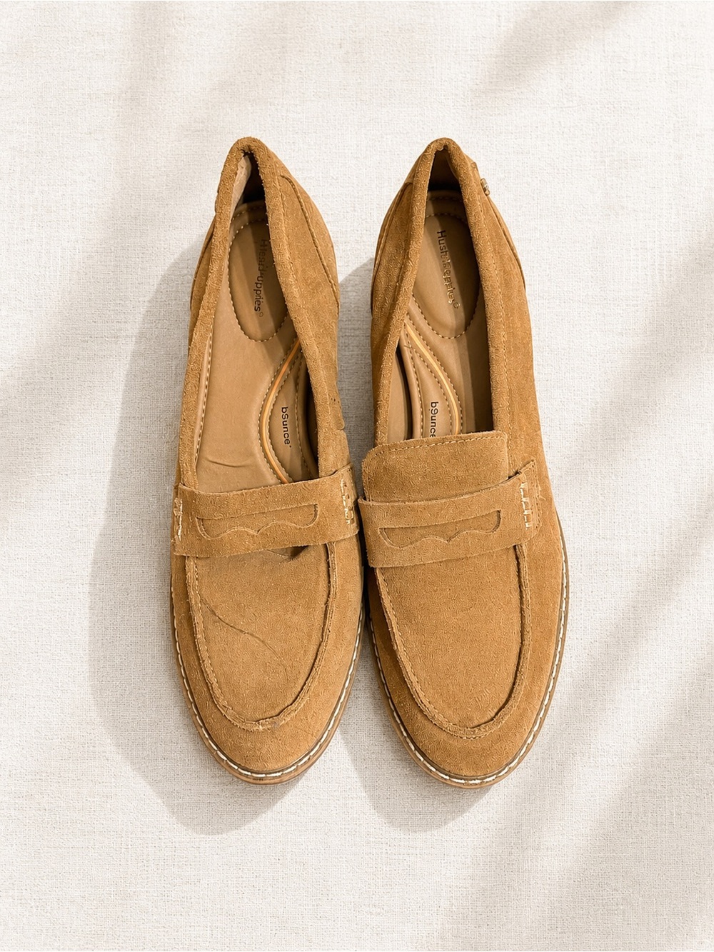 Hush Puppies Penny Loafer Heels Size 10 NWOT